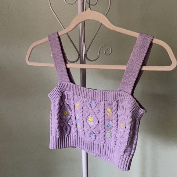 Zara knit crop top - Picture 1 of 3